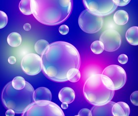 Beautiful bubbles background illustration vector 14