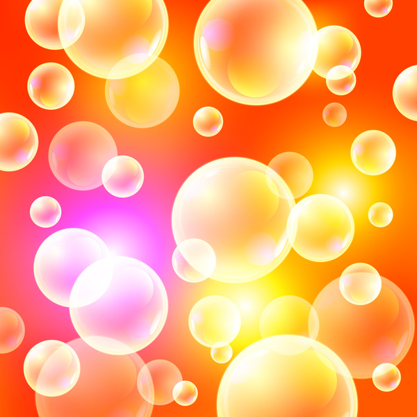 Beautiful bubbles background illustration vector 18