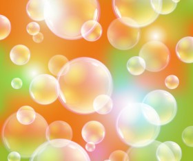 Beautiful bubbles background illustration vector 19