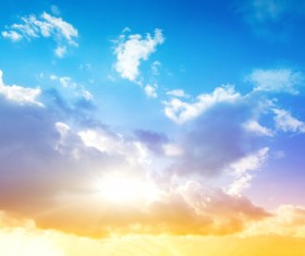 Beautiful sky Stock Photo 02