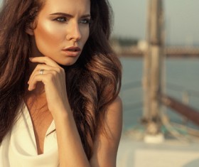 Beautiful woman Fashion art photo