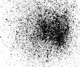 Black spray paint with white background vector