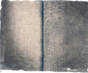 Blank pages of old wool book