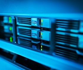 Blinking Computer servers lights 01