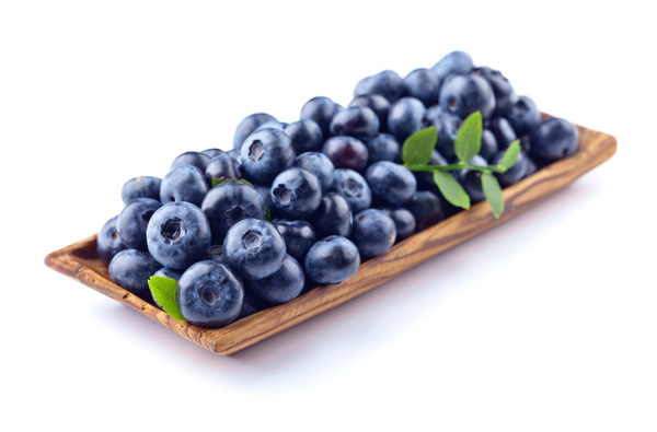 Blueberries on white background HD picture 02