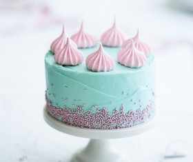 Celebration cake on the cake rack