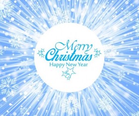 Christmas light background with snowflake vector 02