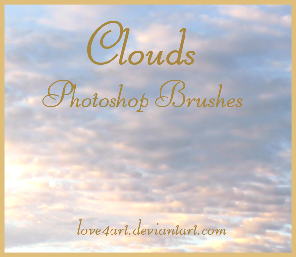 Cloud Photoshop Brushes set