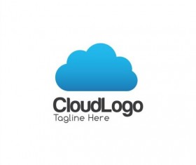 Cloud logo creative design vector 01