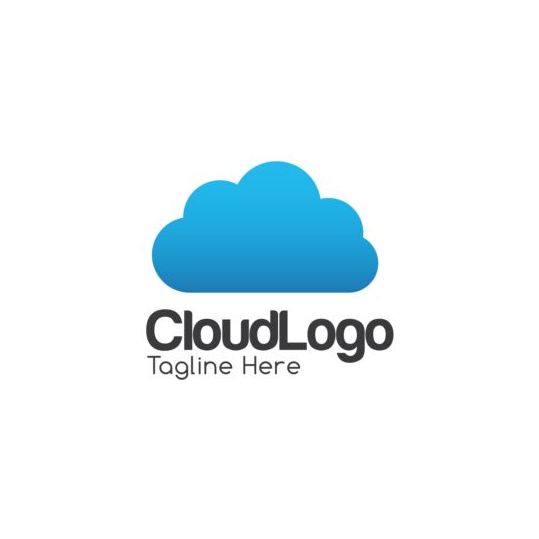 Cloud logo creative design vector 01