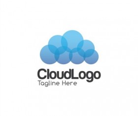 Cloud logo creative design vector 03