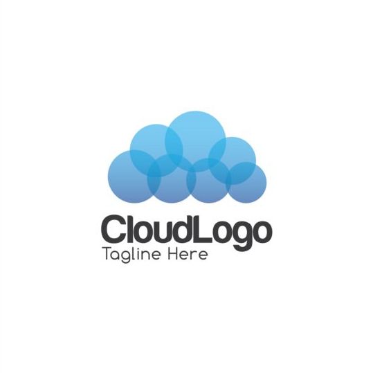 Cloud logo creative design vector 03