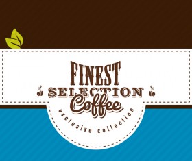 Coffee menu cover vectors 03