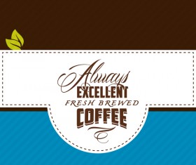 Coffee menu cover vectors 08
