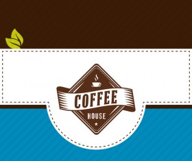 Coffee menu cover vectors 10