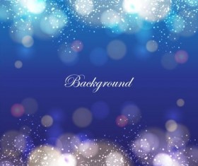 Colored halation with bokeh background design vector 01