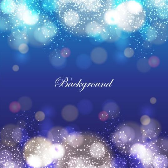 Colored halation with bokeh background design vector 01