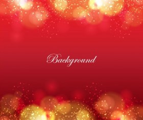 Colored halation with bokeh background design vector 02