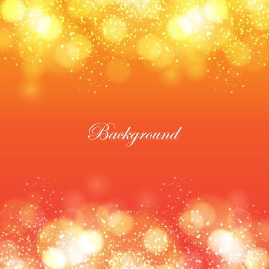 Colored halation with bokeh background design vector 04