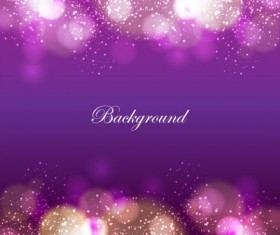 Colored halation with bokeh background design vector 06