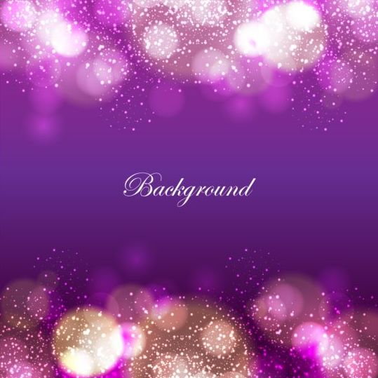 Colored halation with bokeh background design vector 06