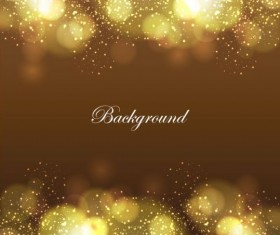 Colored halation with bokeh background design vector 08