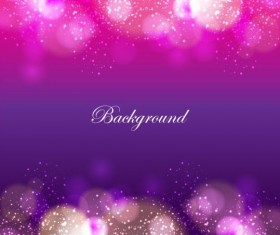 Colored halation with bokeh background design vector 09.