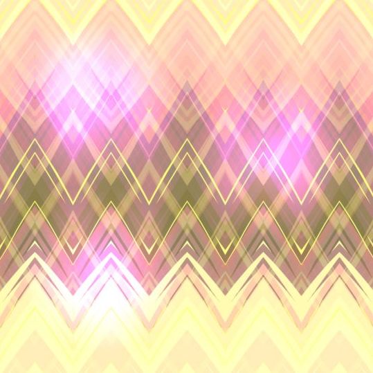 Colored zigzag pattern shiny vector 07