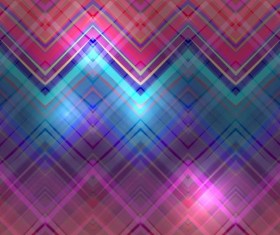 Colored zigzag pattern shiny vector 15