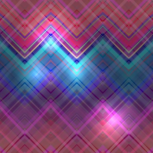 Colored zigzag pattern shiny vector 15