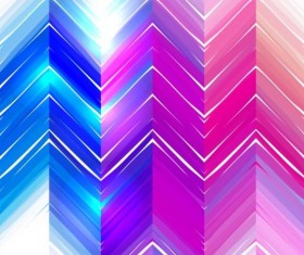 Colored zigzag pattern shiny vector 18