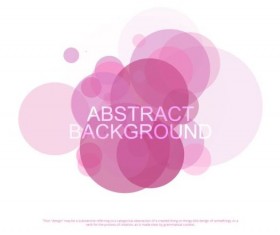 Colorful circles with abstract background vectors 02