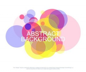 Colorful circles with abstract background vectors 04