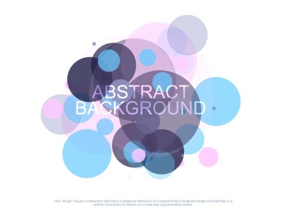 Colorful circles with abstract background vectors 05