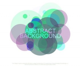Colorful circles with abstract background vectors 06