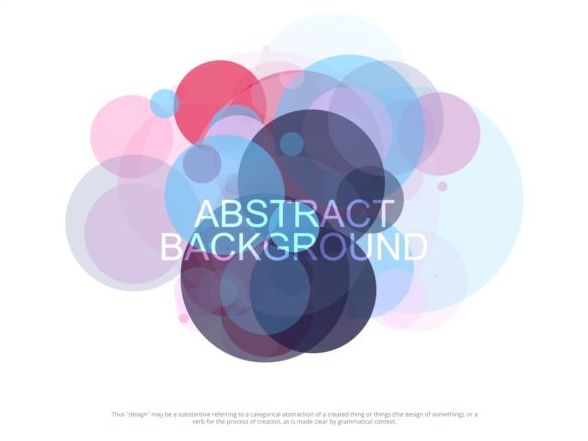 Colorful circles with abstract background vectors 14