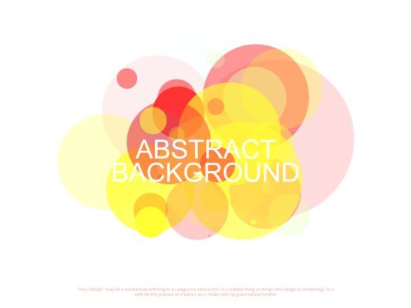 Colorful circles with abstract background vectors 15