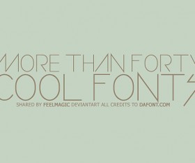 Cool tech fonts