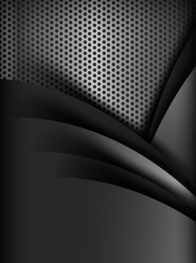 Dark chrome steel abstract background vectors 02