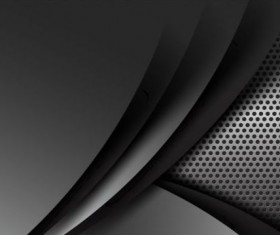 Dark chrome steel abstract background vectors 03