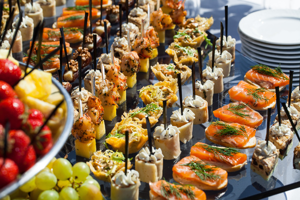 Delicious French party Stock Photo