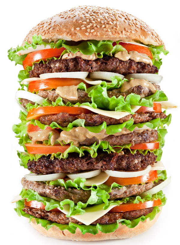 Delicious delicious big burger HD picture