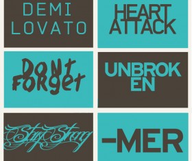 Demi Lovato Fonts 06