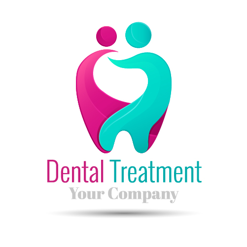 Dental treatment logo vector