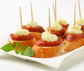 Dessert Canape Stock Photo