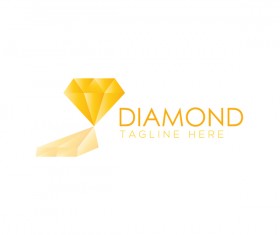 Diamond logo design vector set 01