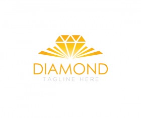 Diamond logo design vector set 06