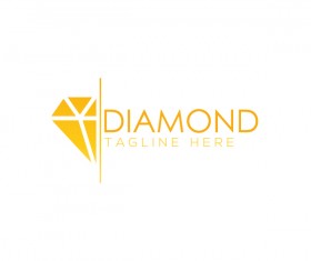 Diamond logo design vector set 08