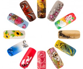 Different colors and styles of color painting 01