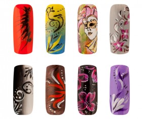 Different colors and styles of color painting 06